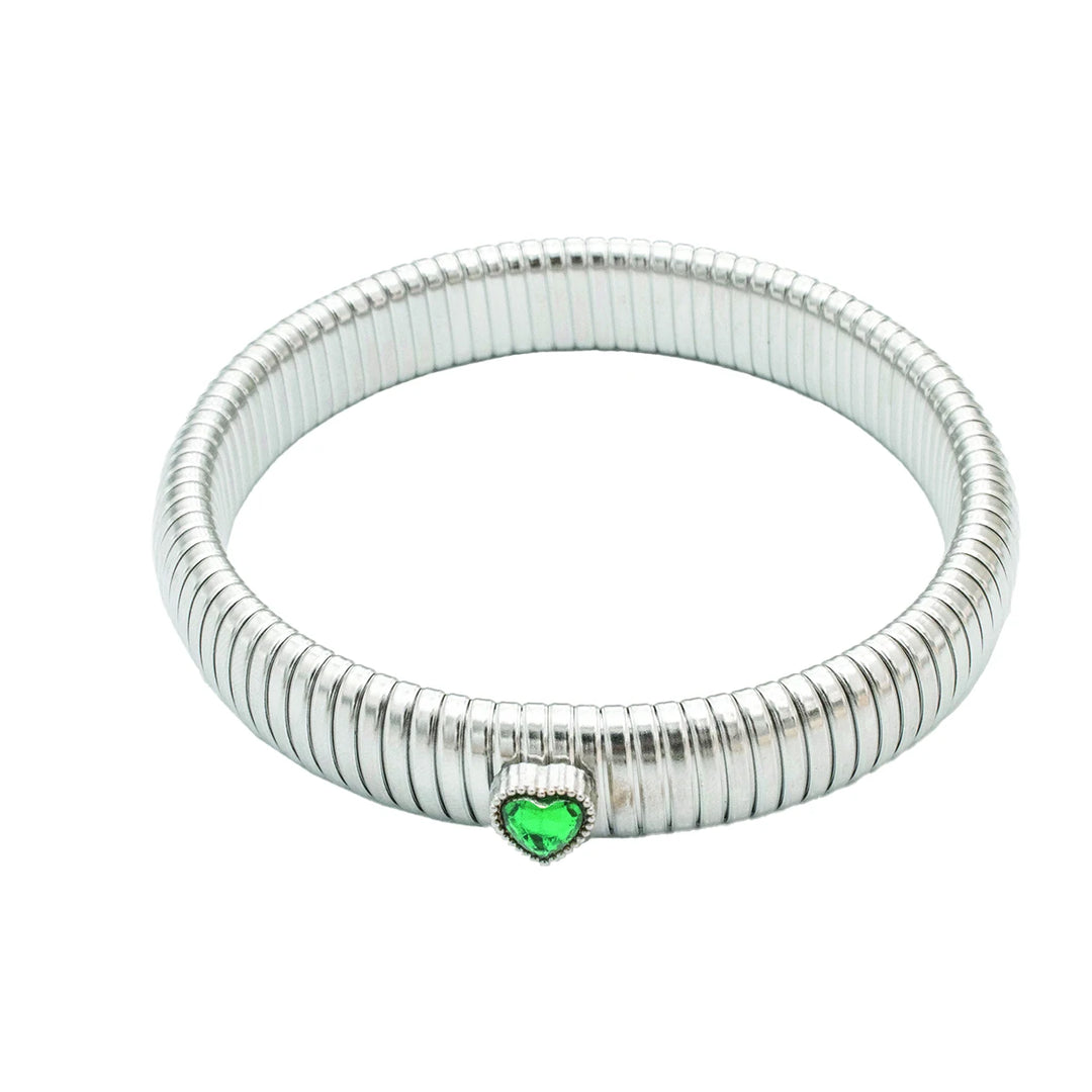 bracelet-bangle-acier-inoxydable-argent-coeur-vert-clair-packshot
