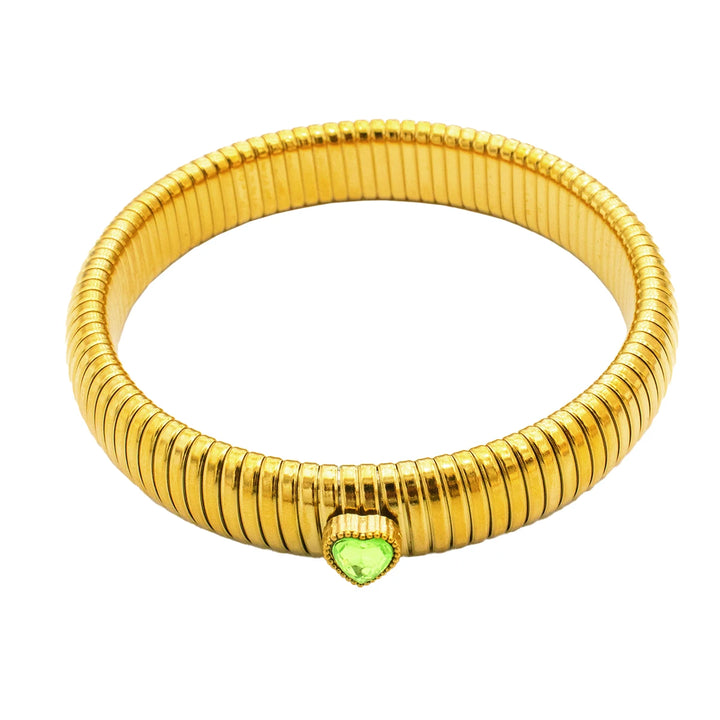 bracelet-bangle-acier-inoxydable-dore-coeur-vert-packshot