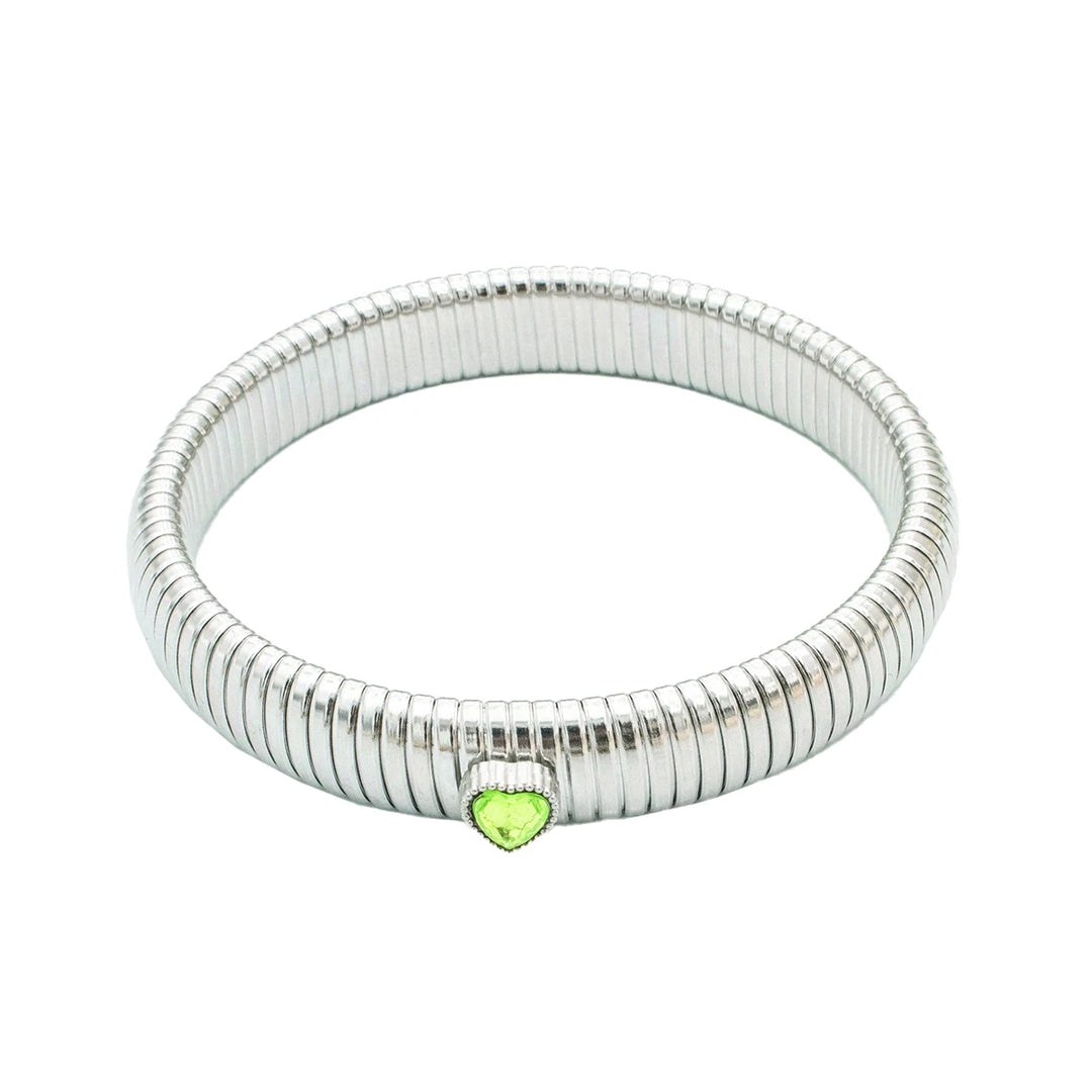 bracelet-bangle-acier-inoxydable-argent-coeur-vert-packshot